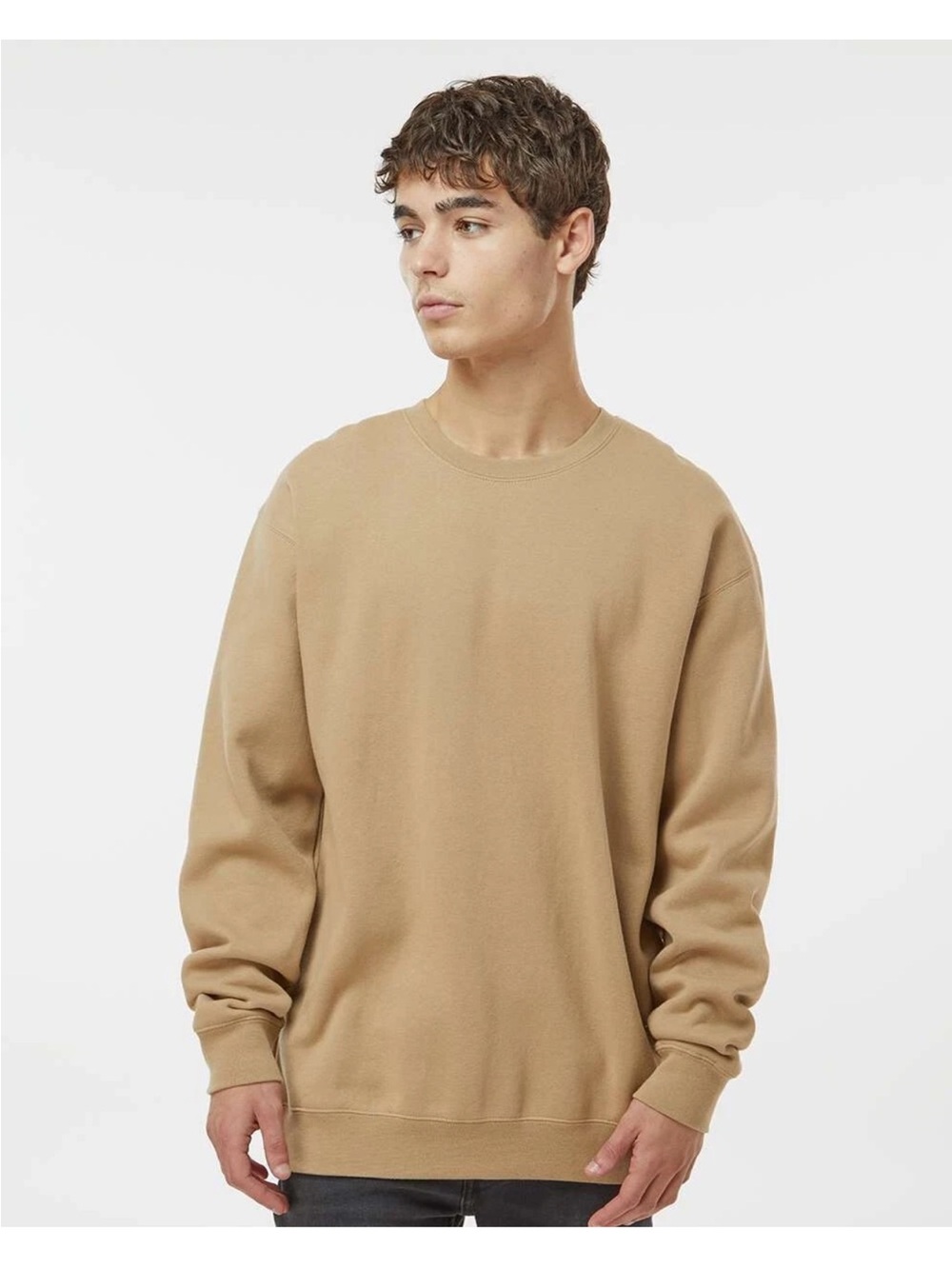 2 X Independent Trading Co. Heavyweight Crewneck Sweatshirt SIZE S - IND3000